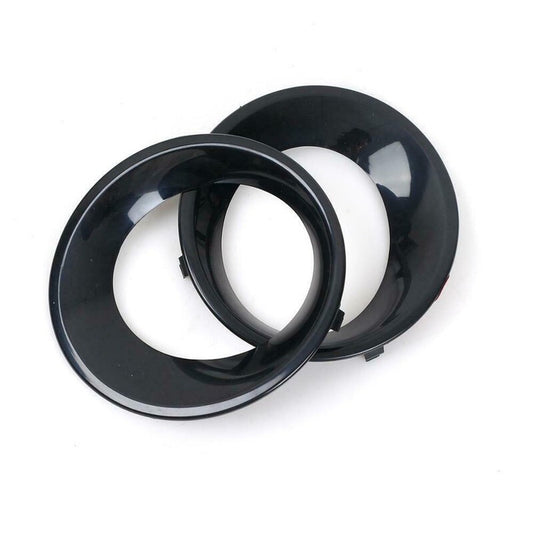 1. Dual fog light cover base coat with barbecue grill trim in black, suitable for BMW X3 E83 LCI 2007-2010.
