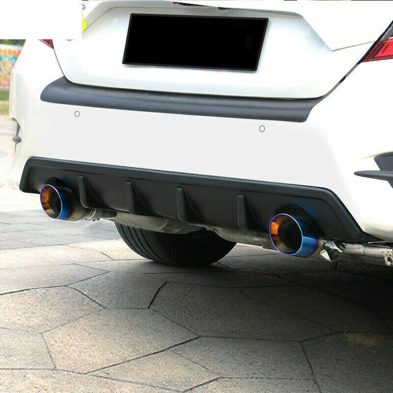 for Honda for Civic 2016-2021 Rear Bumper Diffuser Lip Spoiler  Exhaust kit Refit
