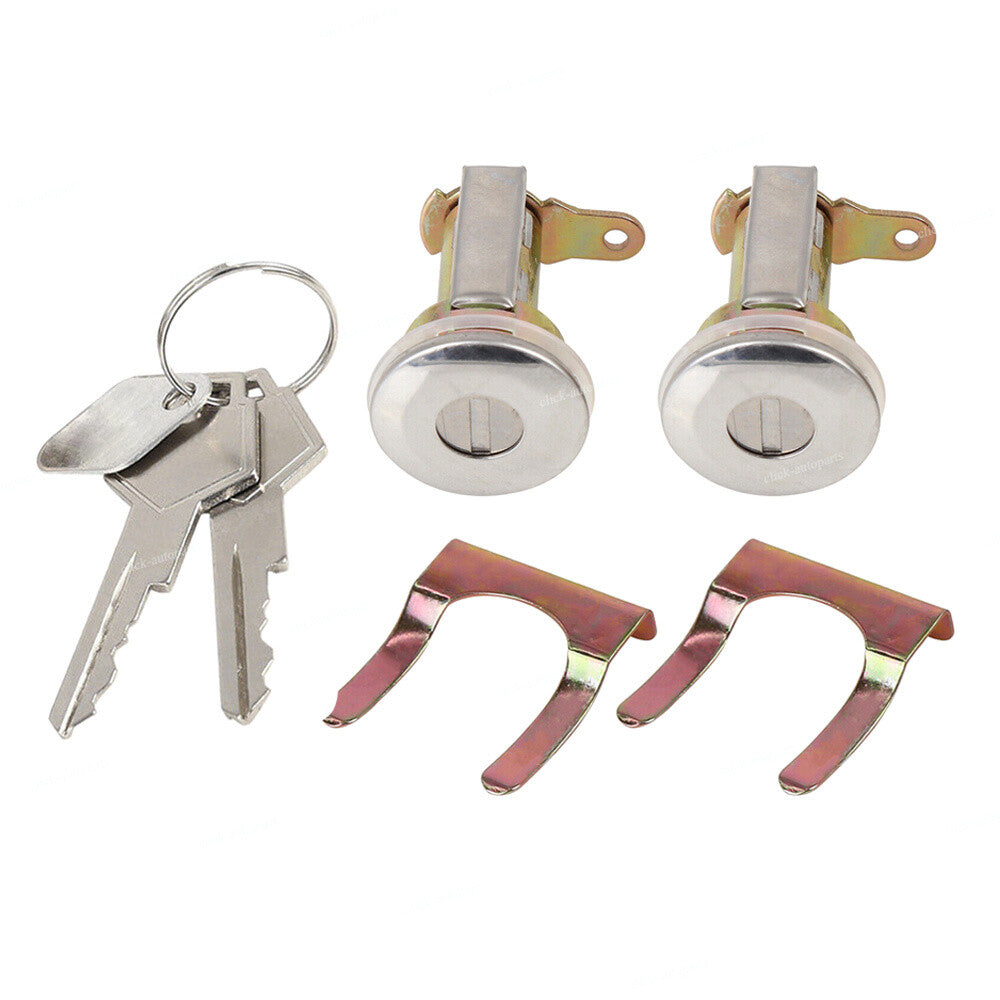 5070004 Door Lock Cylinder w/ 2 Keys Gasket Retainer for Dodge D100 D250 D350