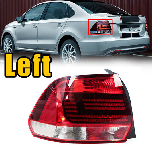 for Volkswagen Polo Vento Sedan 2016-2019 Left Rear TailLight Brake Lamp Nobulb