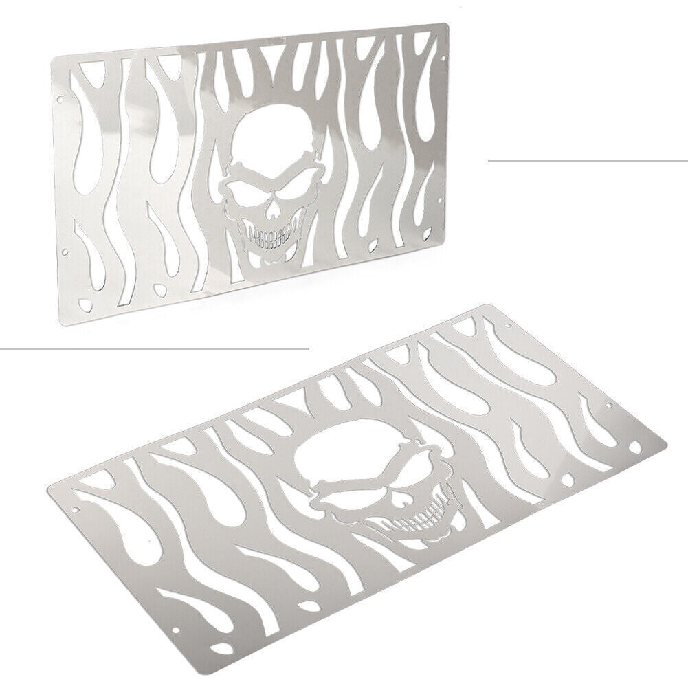 Skull Style Radiator Grille Guard Cover Protector for Honda VALKYRIE GL1500 1PC