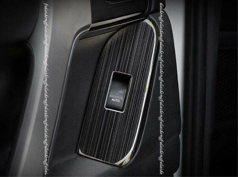 4for Toyota Prado 2010-2021 Black Titanium Glass Window Switch Panel Cover Trim