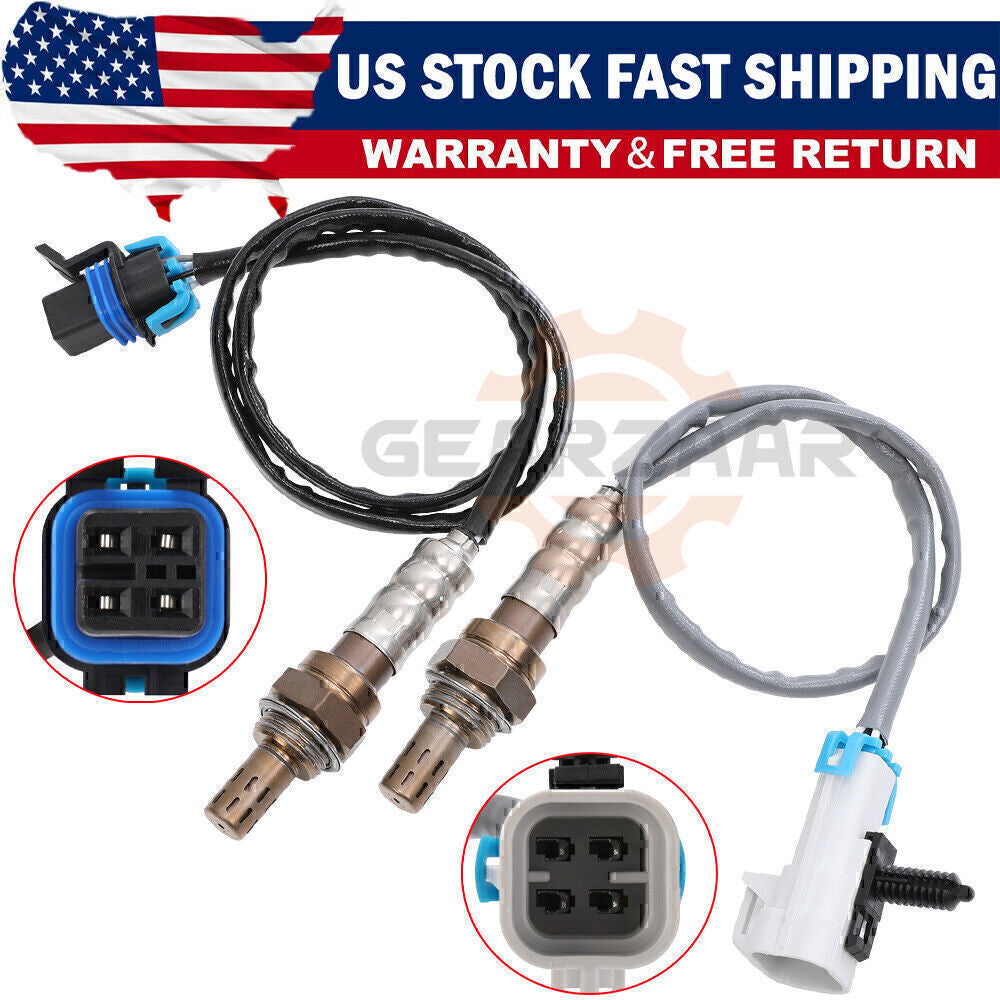 2Pcs Oxygen Sensor O2 Upstream +Downstream Set For 2006-2011 for Chevrolet HHR 2.2L