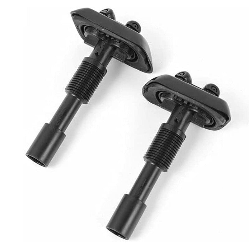 1 pair of new left and right black headlight washer nozzles suitable for 740iL 750iL for BMW E38