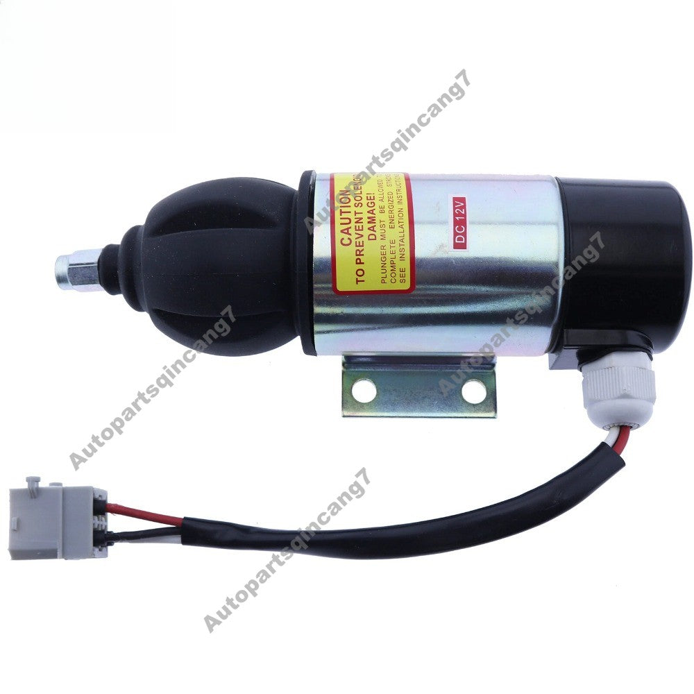 12V Stop Solenoid 3826743 for Volvo Penta Engine TAD730V TD61ACE TMD31A MD31A