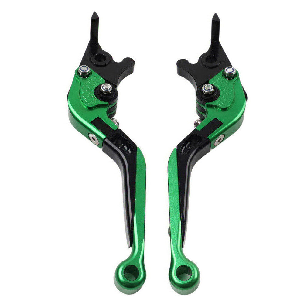 Green CNC Folding Extendable Brake Clutch Levers for BMW S1000XR 2015-2021