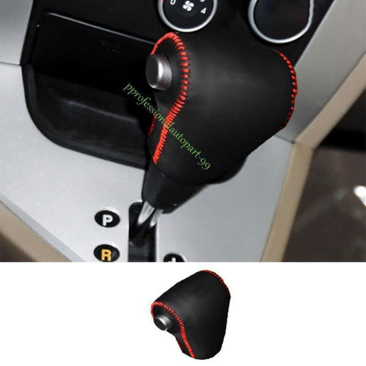 Black leather gear shifter head cover for Hyundai for Tucson 2005-2009