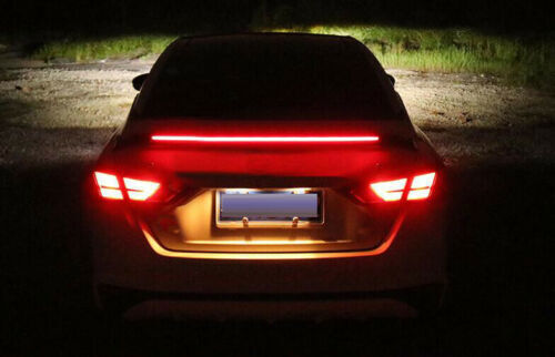 for Nissan Altima 2019-2022 LED Black Rear Spoiler Tail Wing w/Turn/Brake Light