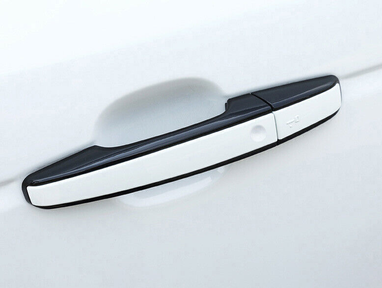 8P Black White Look Outside Door Handle Cover Refit for Range Rover L405 13-2022