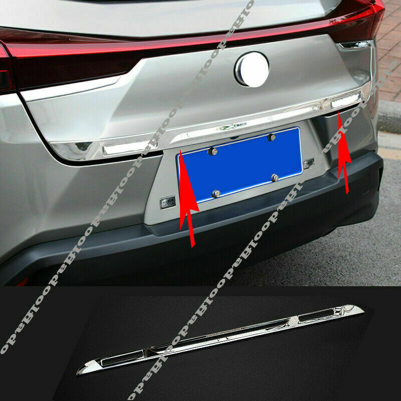 for Lexus UX 200 250h 2019-2022 Chrome Tail Door Rear Trunk Cover Trim Molding