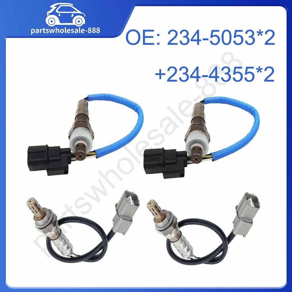 4x Oxygen Sensor For 2007-2010 for Honda Odyssey 3.5L Upstream+Downstream Sensor