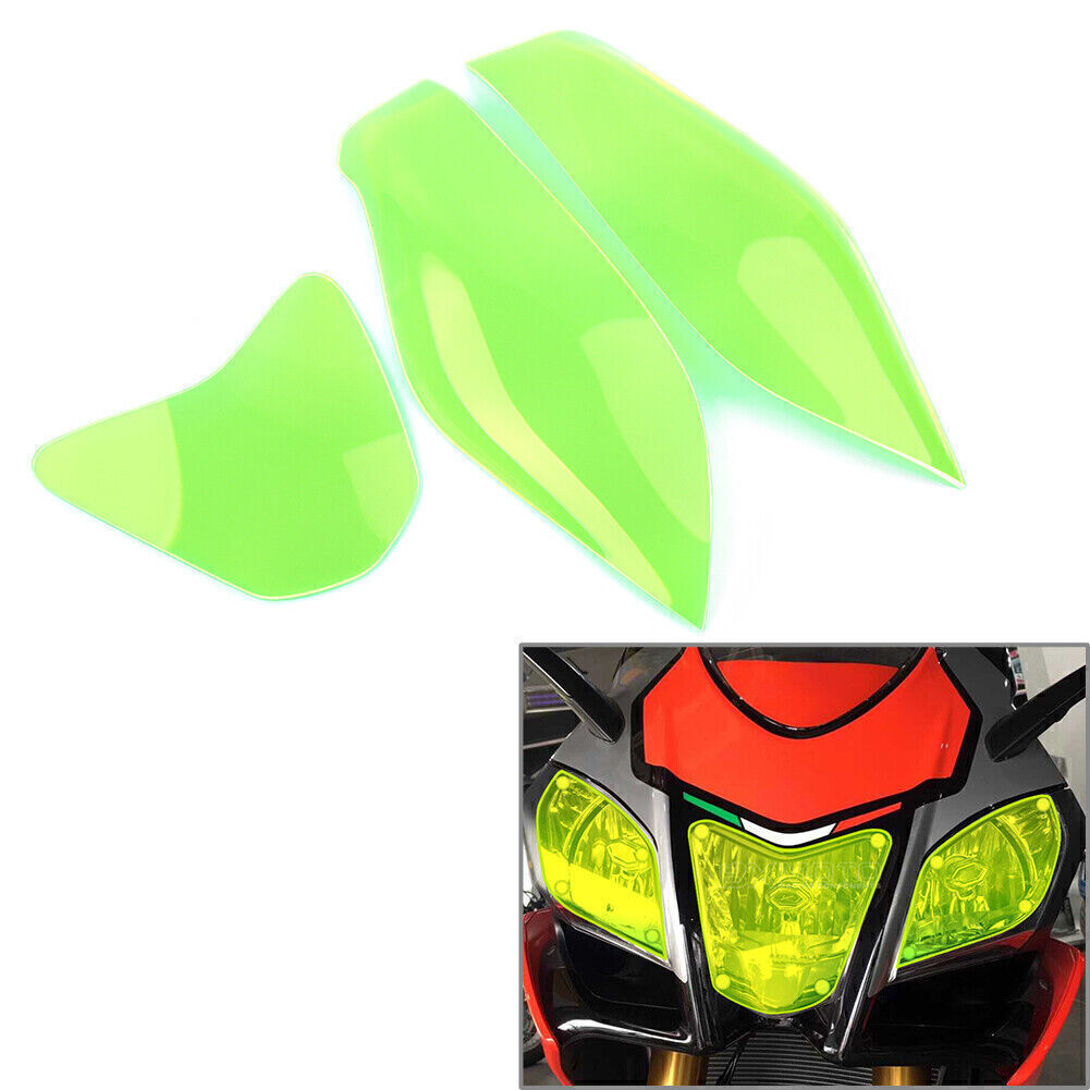Front Headlight Guard Shield Screen Lens Cover for RSV4 2011-2014 Green
