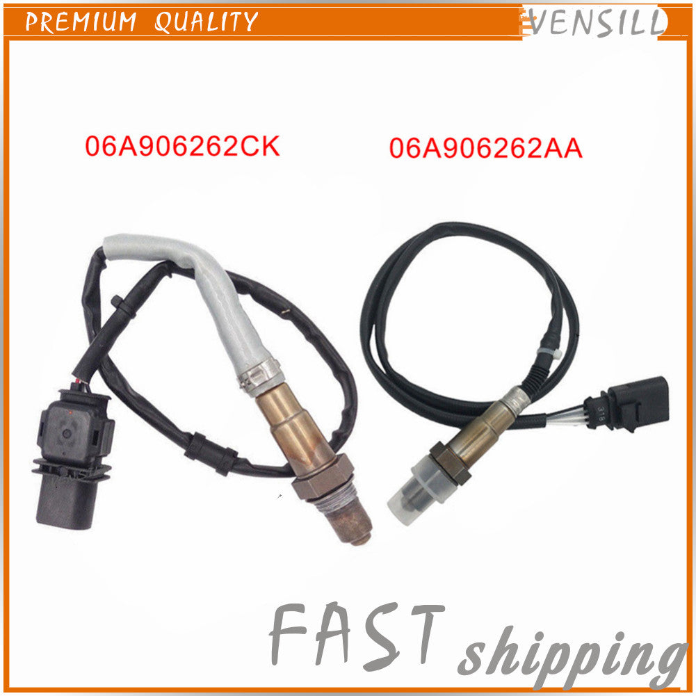 2PCS Oxygen Lambda Sensor 06J906262AA+06A906262CK for Jetta 1.6L 2008