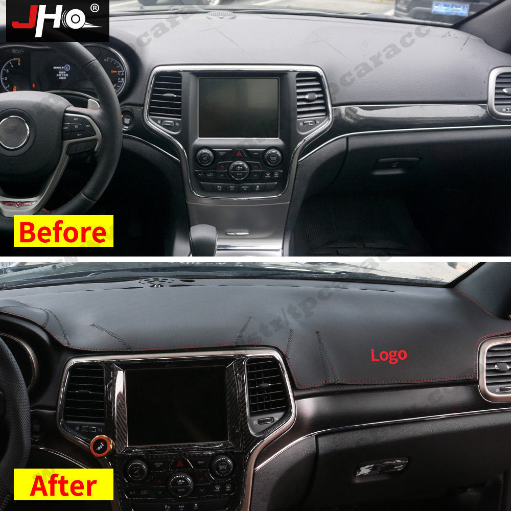 Anti-slip Black Dashboard Pad Dash Cover Mat Pad for Jeep Grand Cherokee 2014-20