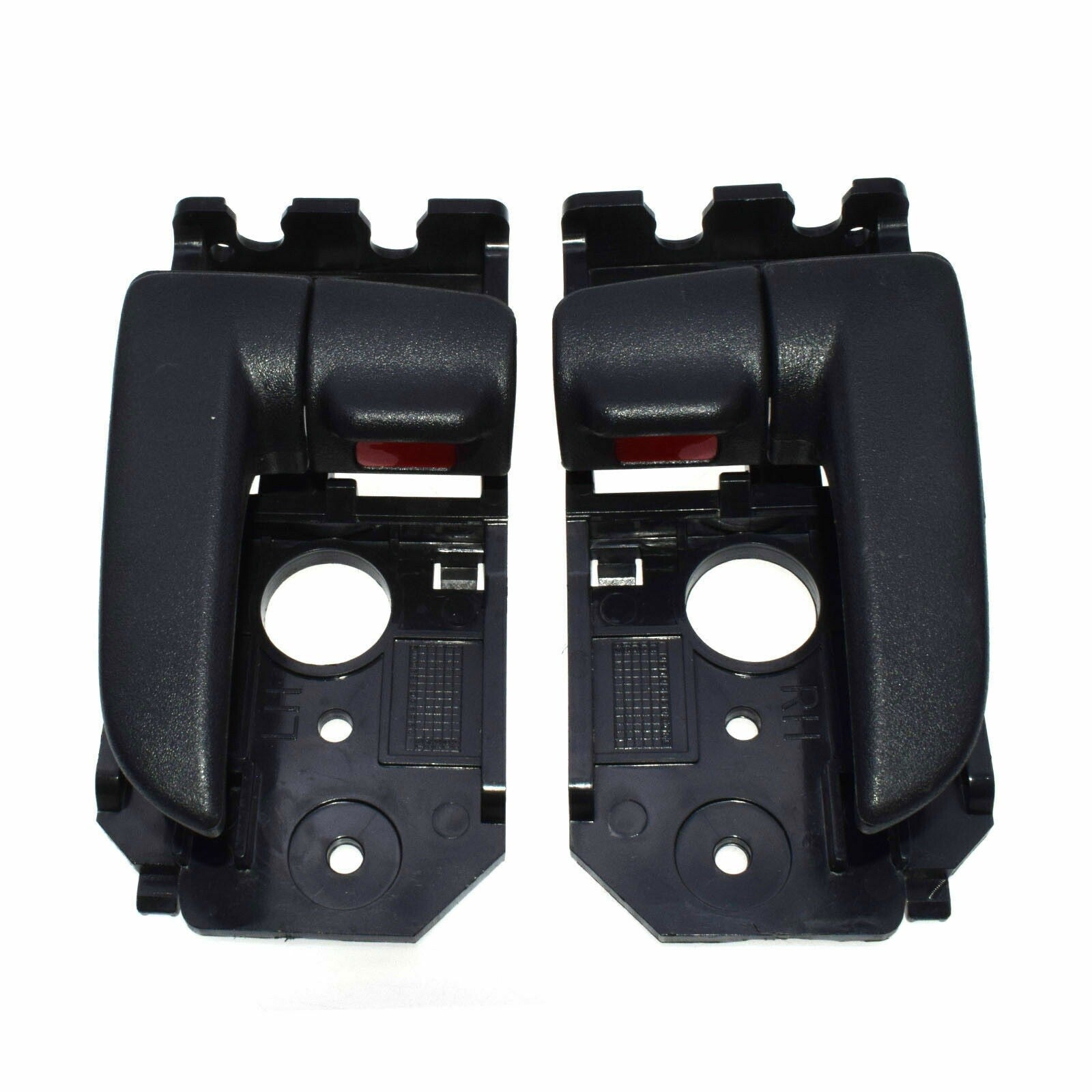 2-piece front/rear interior door handles, left and right, for Kia SPECTRA 2004 2006 chrome.