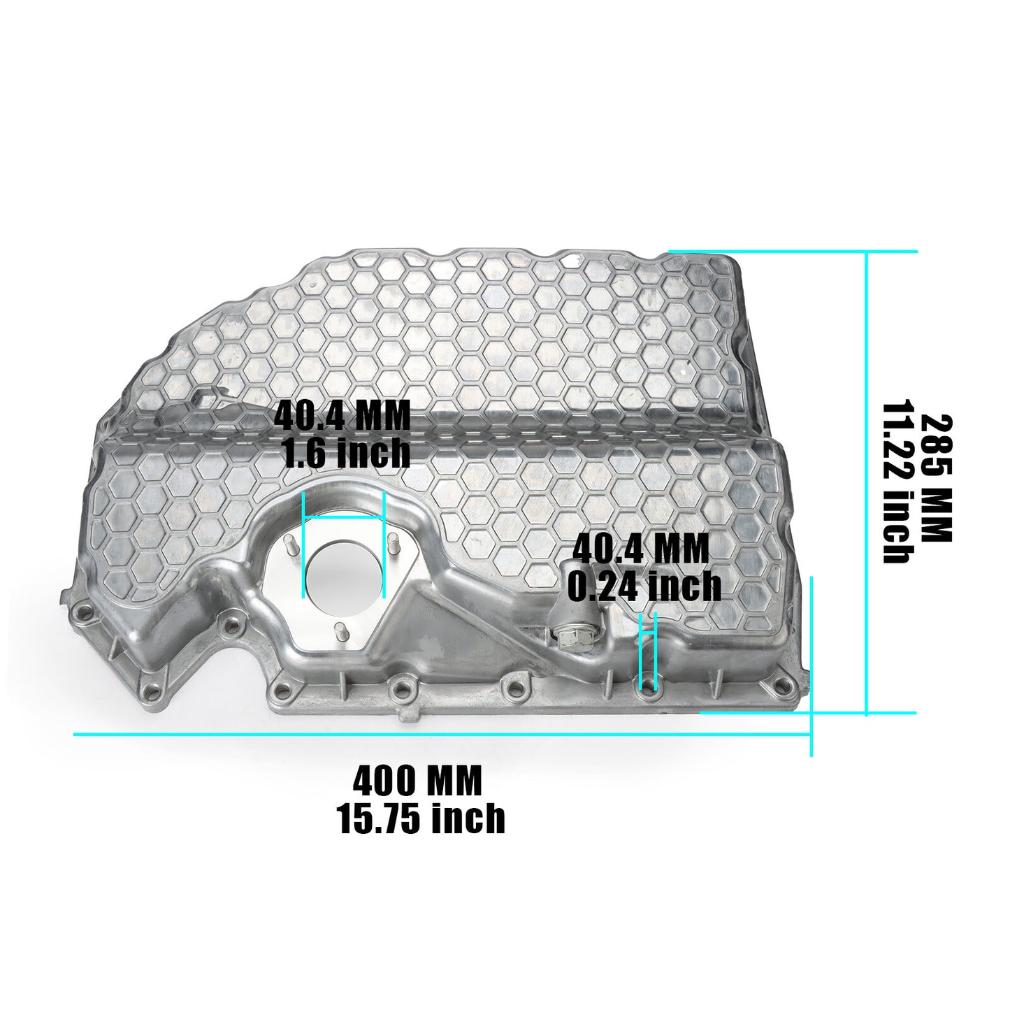 The lower engine oil pan aluminum is suitable for Volkswagen GTI, for Golf for Tiguan , for Audi A3 TT 06K103600R