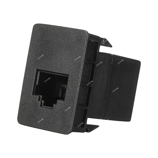 RJ45 UHF Radio Switch Panel Dash Socket for Toyota Prado Hilux Landcruiser Black