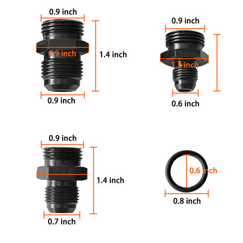 10-micron inline fuel/gas/gasoline filter + bracket for cleaning AN6, AN8, and AN10 ( )