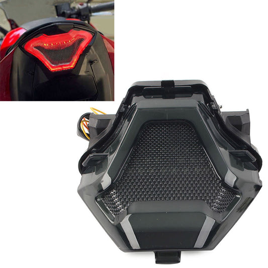 Fit for Yamaha YZF R3 R25 MT07 FZ07 Integrated Tail Light Turn Signal Blue Light