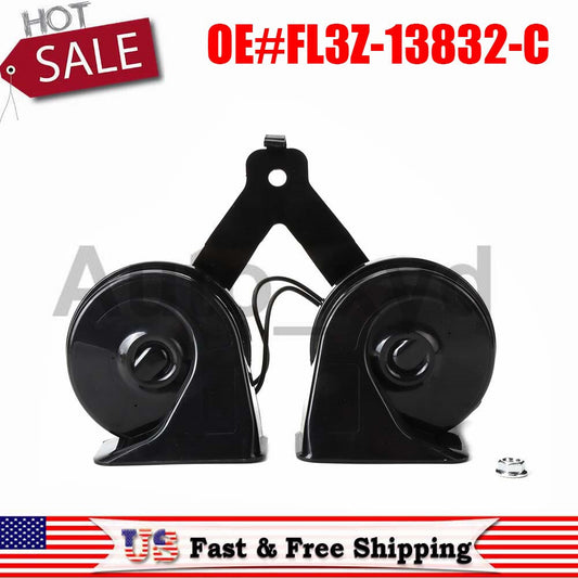 FL3Z-13832-C Snail Horn High Low Dual Pitch Assembly for Ford Expedition 3.5L