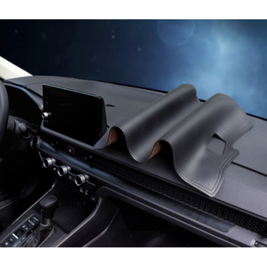 for Honda CR-V CRV 2023-24 Black PU Leather Dashboard Dash Mat Non-Slip Sun Trim