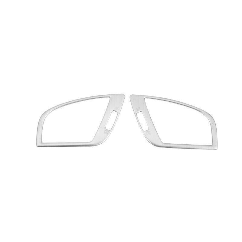 Inner LR AC Air Outlet Vent Cover Trim for Nissan Murano 2015-2021 Silver Steel
