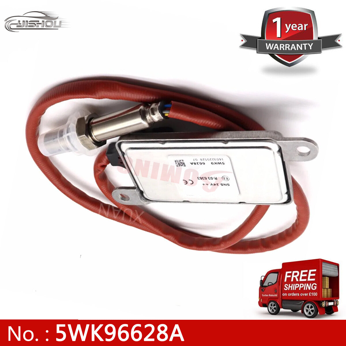 Suitable for DAF trucks XF105 CF75 CF85 EURO5 5WK9 6628A 1793379 5WK96628A New Nox Sensor