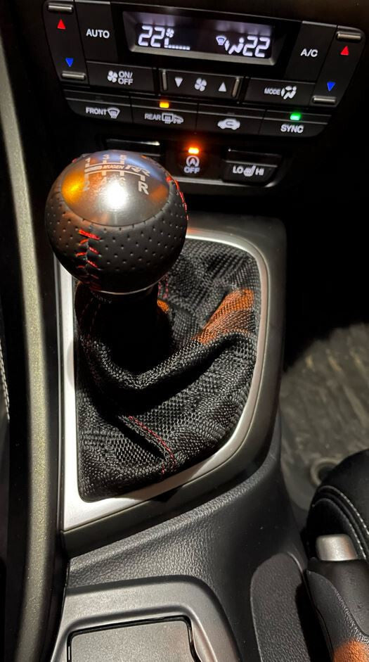 Car gear shifter boot racing gearbox protective cover fabric blue suitable for Chevrolet