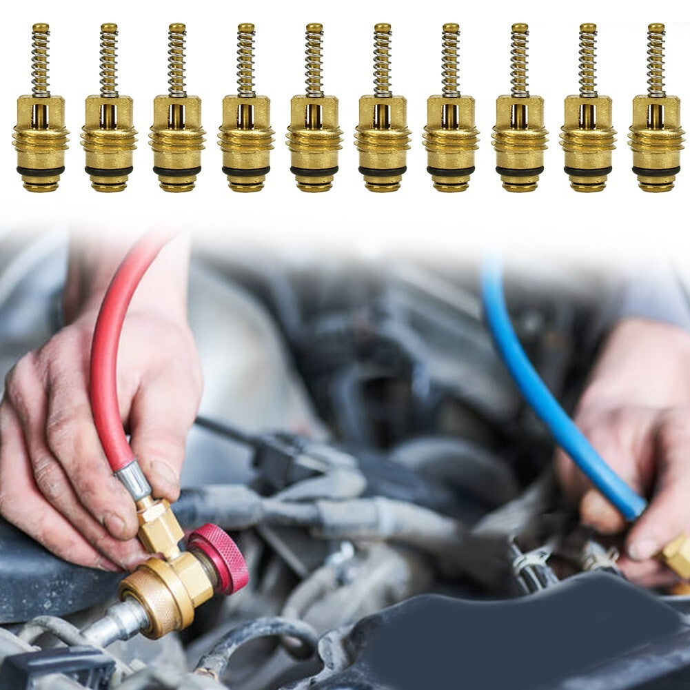 10pcs M8 AC Air Conditioning Valve Cores For M8 Valve Core