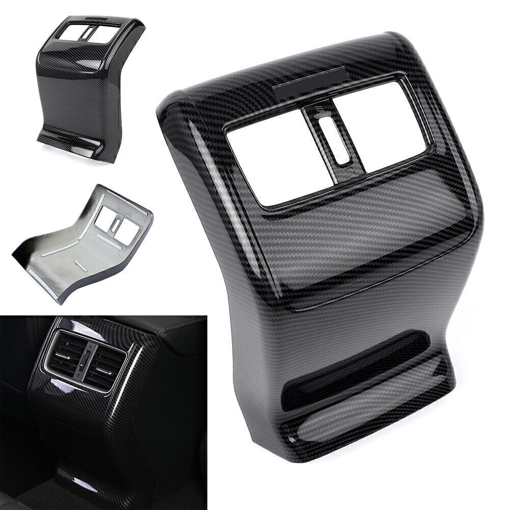 ABS Plastic Rear Armrest Box Air Vent Outlet Cover Trim Fit 2018 for Honda Accord