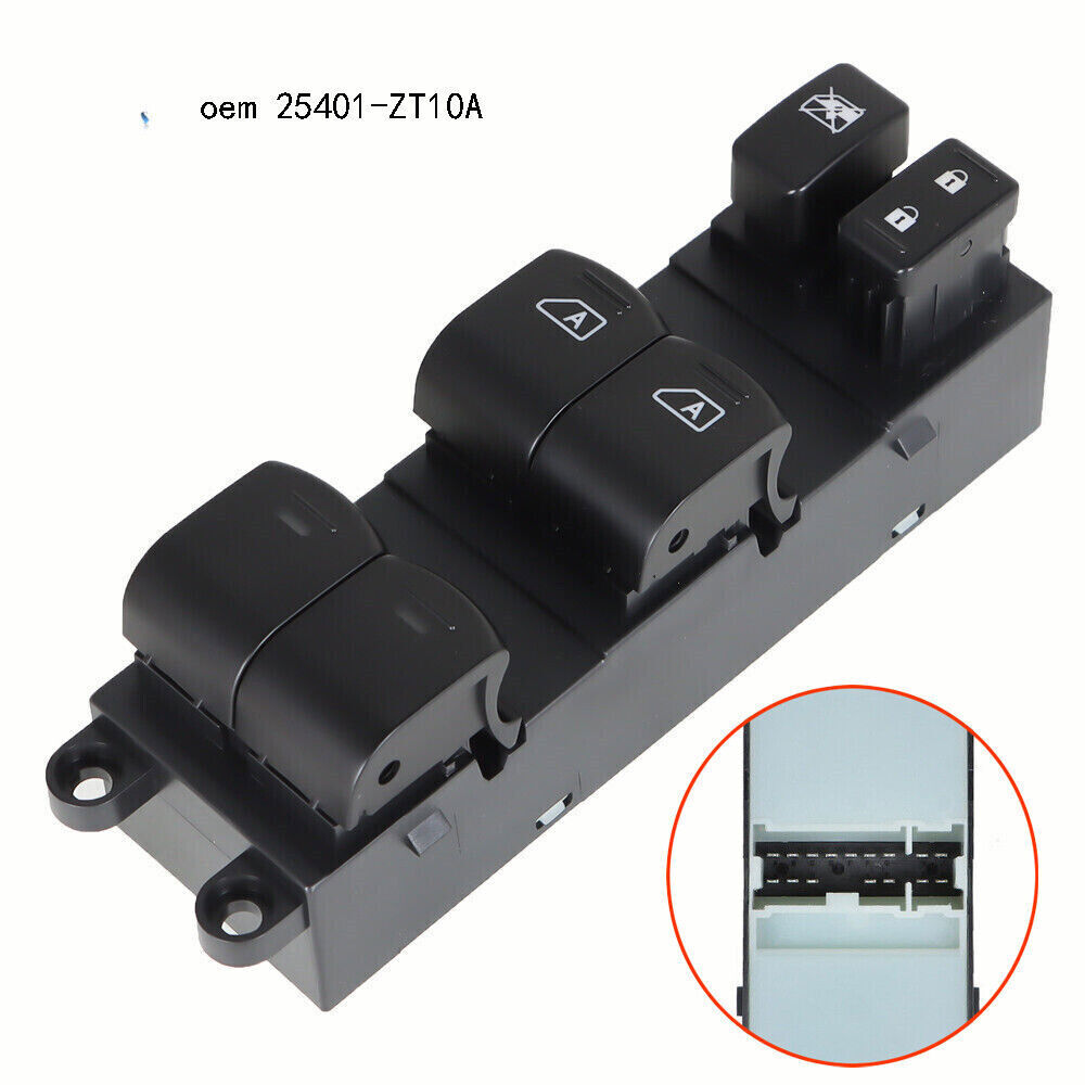 For 2004-2014 for Nissan Titan 5.6 V8 Master Power Window Control Switch 25401ZT10A