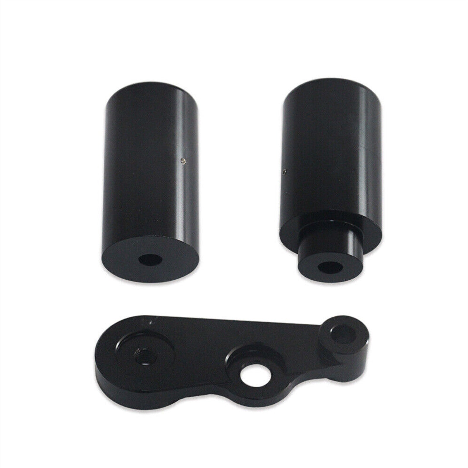 for Suzuki 06-09 GSX-R 600 750 Black Aluminum NO CUT Frame Sliders Crash Protect