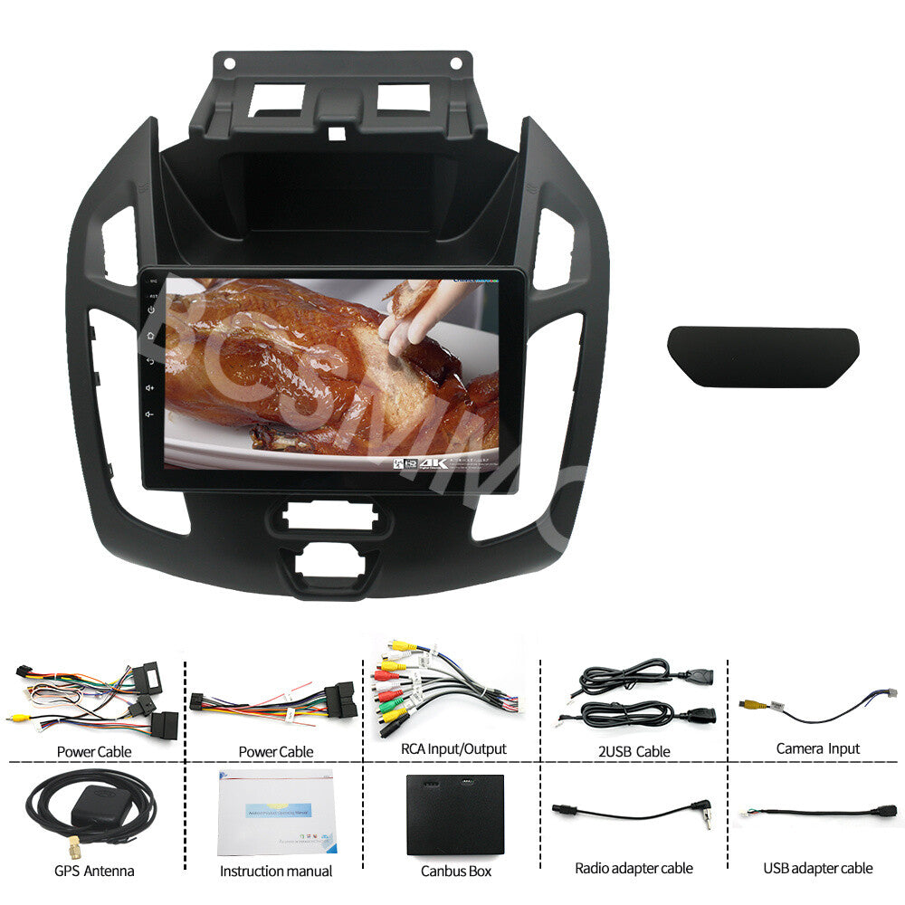 Android 13 GPS Stereo Nav 4+32G Fit for Ford Transit Connect 2014-2018 Car Radio