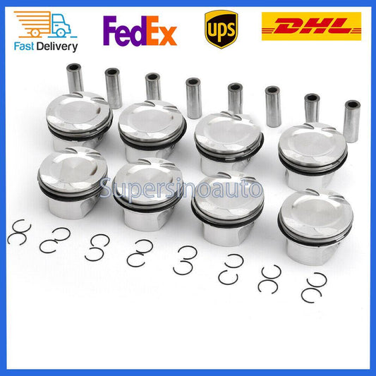 N63 Engine ¦µ89.00mm Pistons  Rings Set for BMW 550i 750i F01 F02 F07 F10 22mm