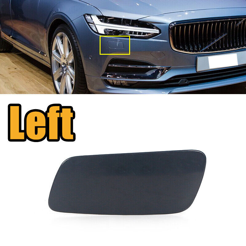 Left Front Headlight Washer Jet Cover 39839842 Primed for VOLVO S90 2017-2019