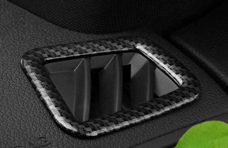 Air Conditioning Air Outlet Vent Trim for Ford Explorer 2011-2019 Carbon Fiber
