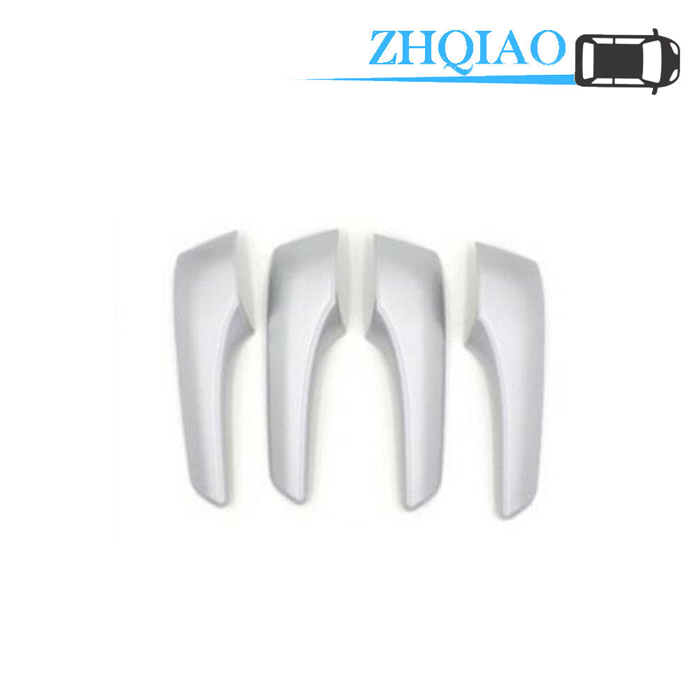 4PCS ABS Dumb silver Interior Door Handle Cover Trim for Toyota RAV4 2016-2018