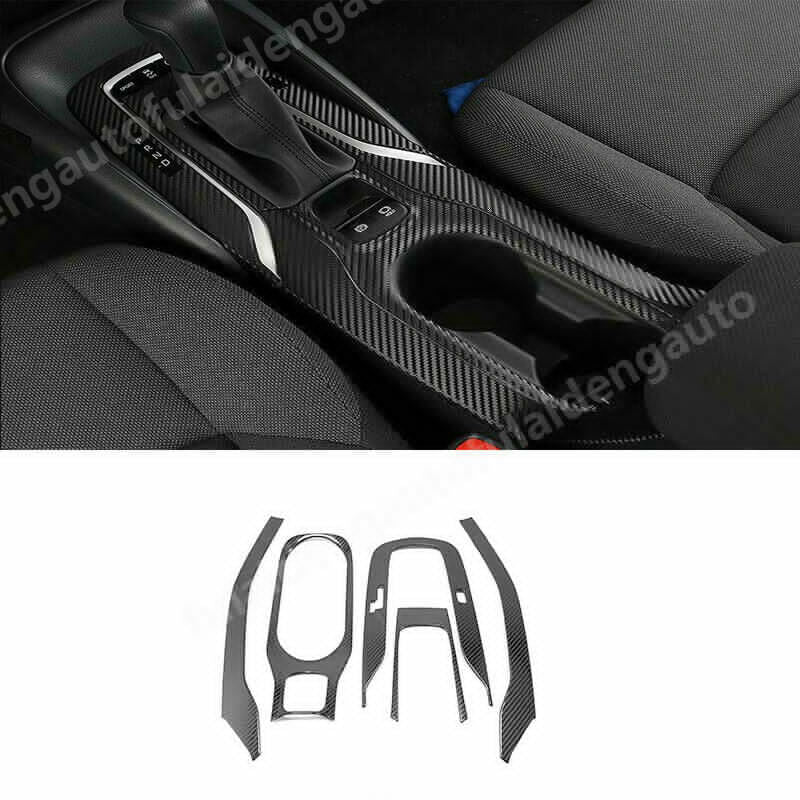 for Toyota for Corolla 2019-2024 Carbon Fiber Inner Gear Shift Box Panel Cover Trim
