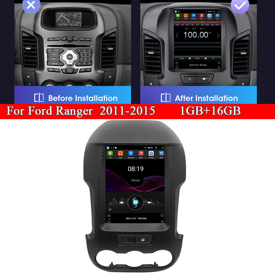 9.7 Vertical For 2011-2015 for Ford Ranger Android Head Unit Stereo Radio GPS Navi