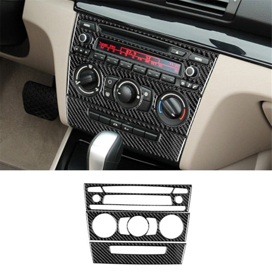 Carbon fiber center console trim for BMW 1 Series convertible E82/E88 2008-2013 type A