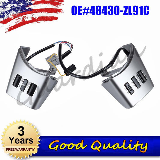 1 Pair 48430-ZL91C Steering Wheel Controls for Nissan Xterra Pathfinder 05-12