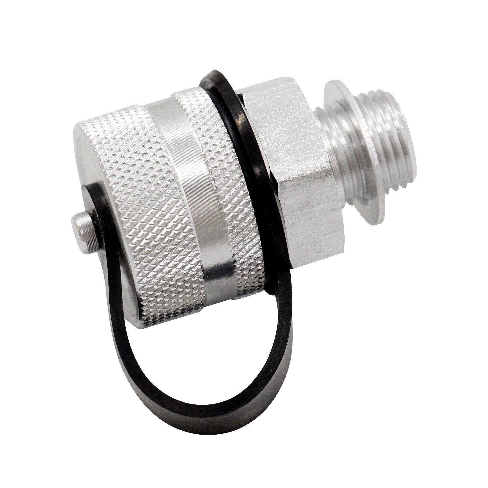 Quick Twist drain valve for M12-1.25 stainless steel drain hose accessories - no mess.