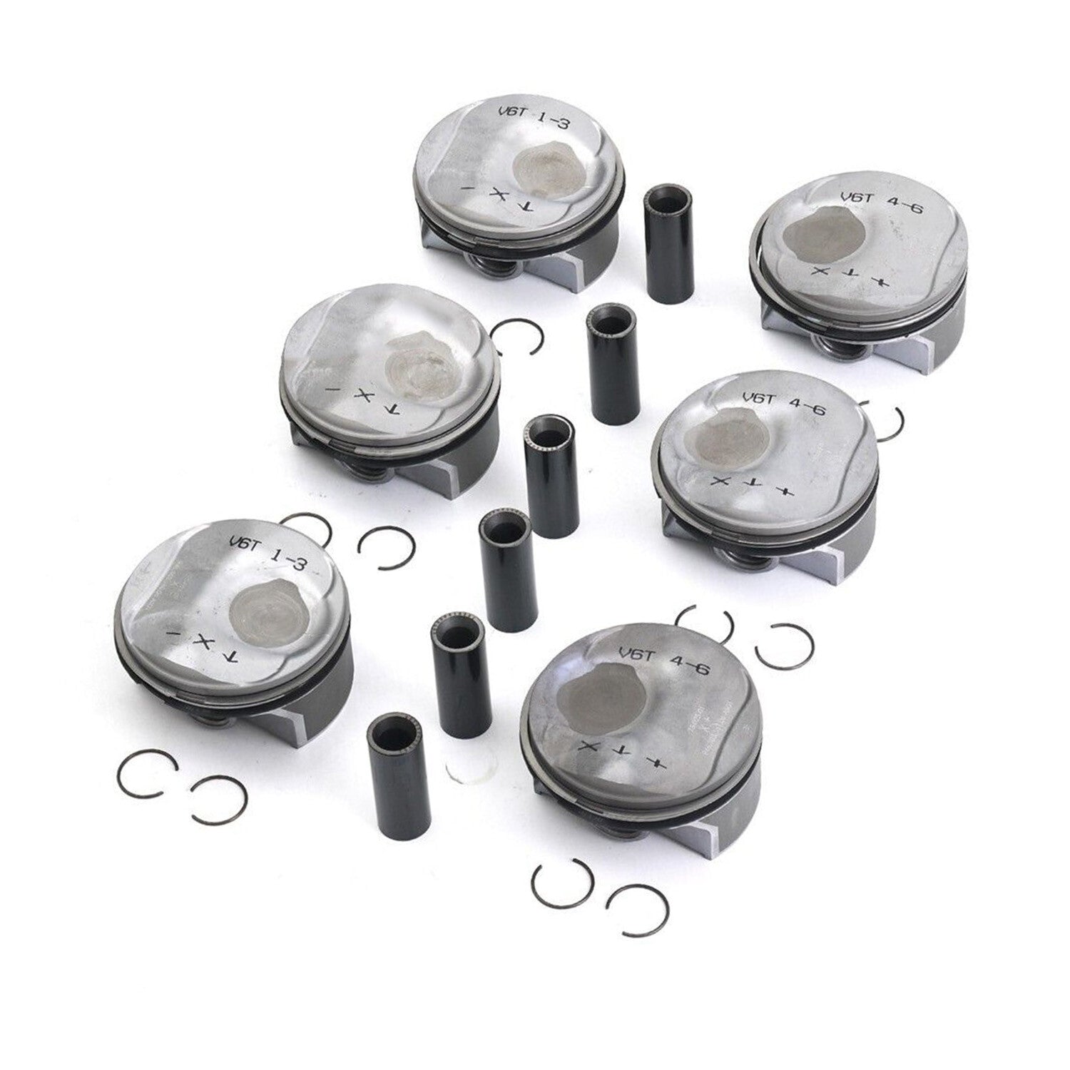 6x Pistons Rings Set STD ¦µ96mm for Porsche Macan for Panamera S 4S 3.0T V6 970 95B