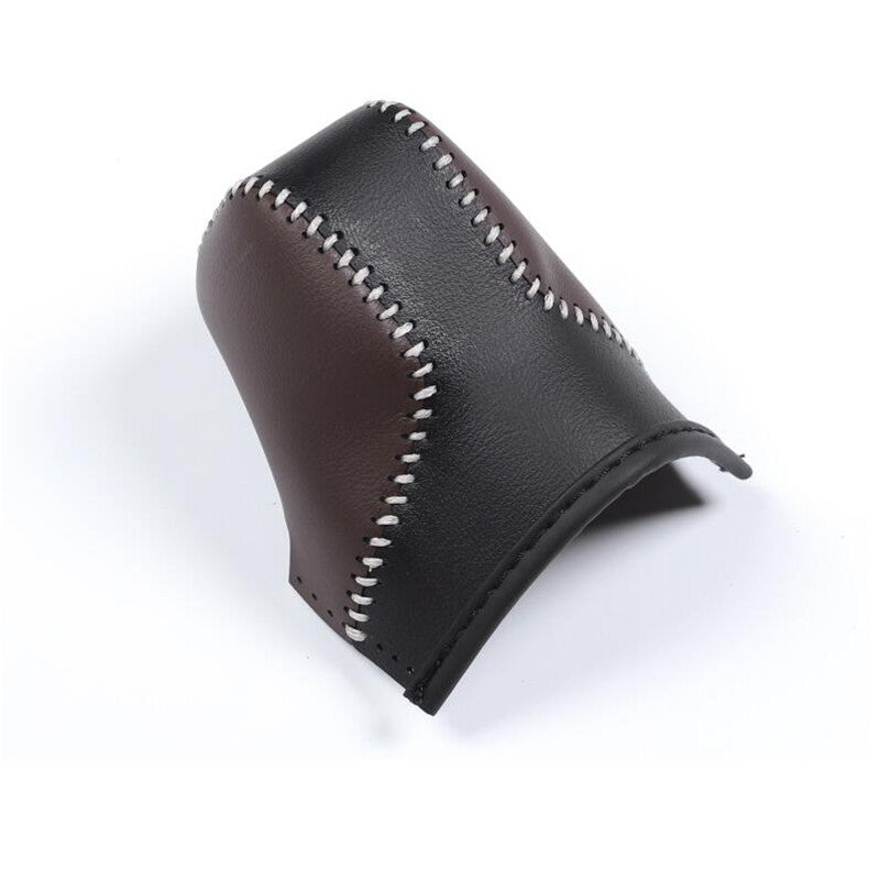 for Honda CR-V 2023-2024 Brown Hand sewn leather Gear Shift Knob Cover trim