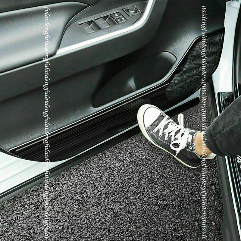 for Toyota RAV4 2019-2022 Black titanium Car Door Anti-Kick Pad Protective Trim