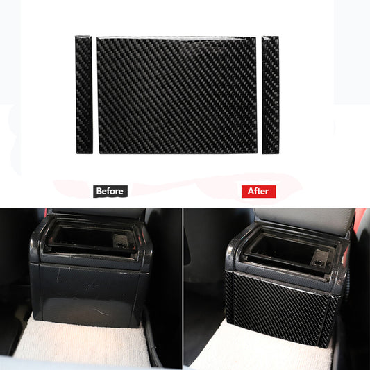 Carbon fiber vent outlet rear trim for BMW 3 Series E46 1998-2005