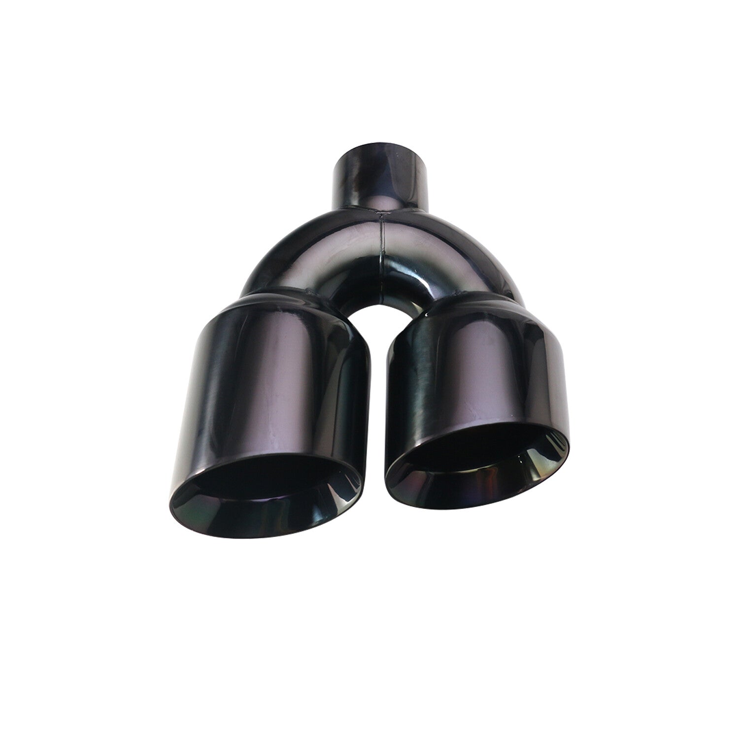 Dual 4.0 Quad Style Gloss Black Exhaust Tips Fits for Dodge for Challenger 2008-2023