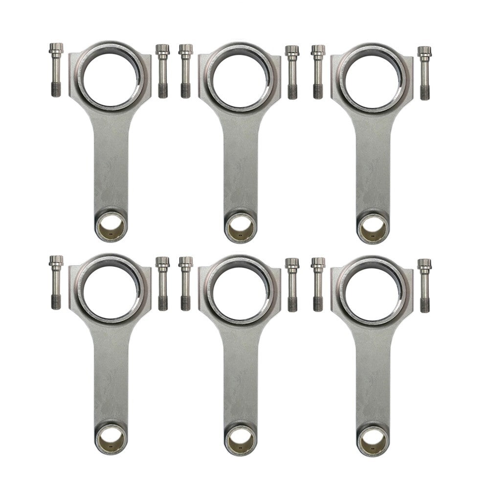 HIMYCAR 142mm connector for RODS H-BEAM 5.590 inch for Toyota 2JZ 2JZ-GE 2JZ-GTE