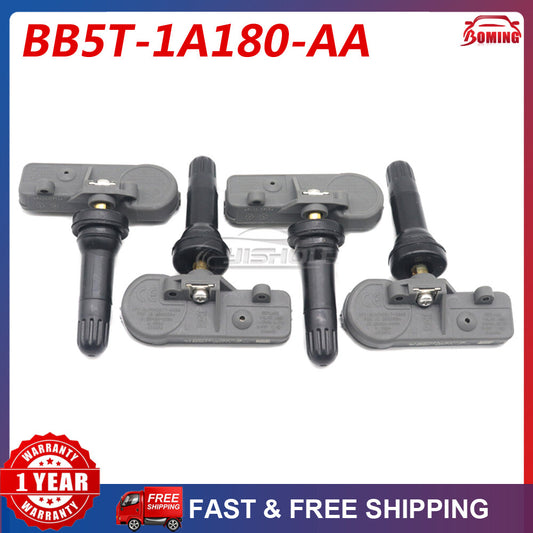 4 Tire Pressure Sensors (TPMS) for Ford Escape Expedition Explorer BB5T-1A180-AA