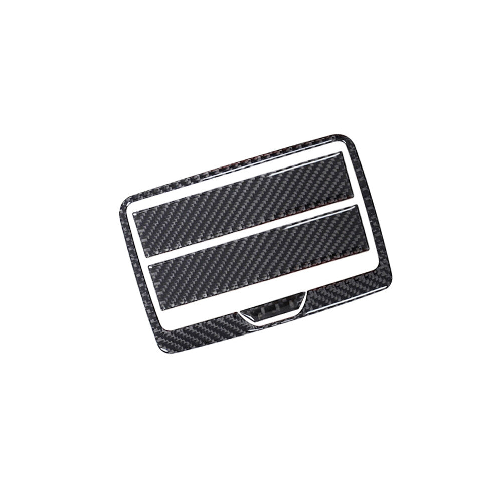 Carbon fiber drink holder rear trim for BMW X3 F25 X4 F26 2011-2017